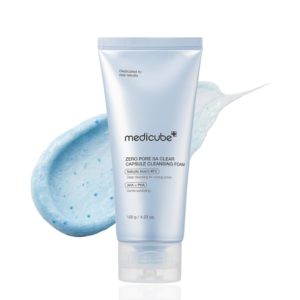MEDICUBE Zero Pore SA Clear Capsule Cleansing Foam 120g