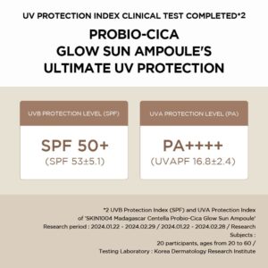 Skin1004 Centella Probio-Cica Glow Sun Ampoule 50Ml