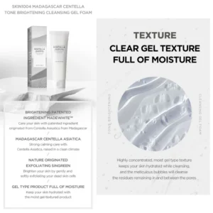 SKIN1004 Madagascar Centella Tone Brightening Cleansing Gel Foam 125ml