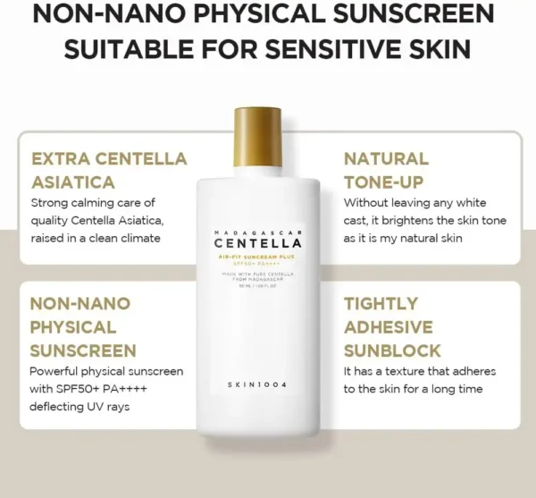 Skin1004 Madagascar Centella Air-Fit Suncream Plus 50Ml