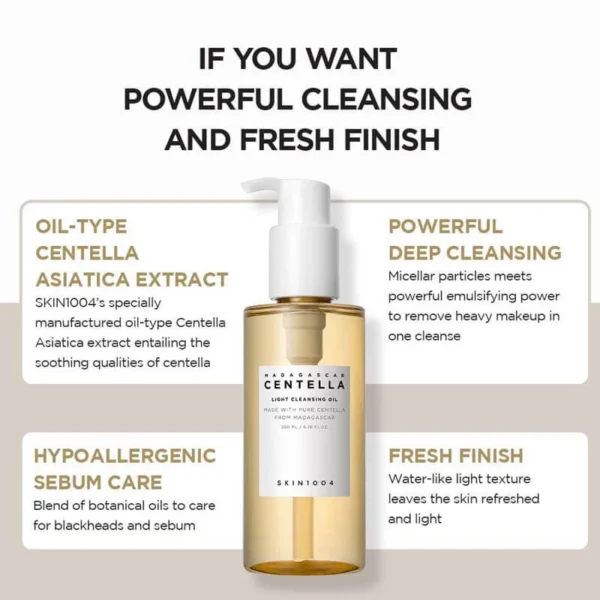 Skin1004 Madagascar Centella Light Cleansing Oil 30Ml