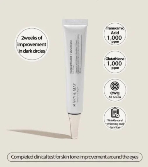 St53.Jpg Mary &Amp; May Tranexamic Acid + Glutathione Eye Cream 30Ml - Image 3