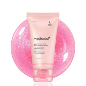 MEDICUBE PDRN Pink Caffeine Overnight Wrapping Mask 75g