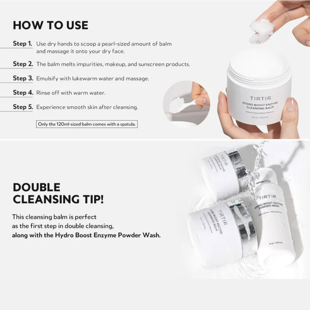 Untitled-Design-24.Jpg Tirtir Hydro Boost Enzyme Cleansing Balm 120Ml - Image 3