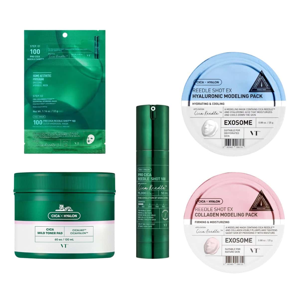 Vt Cosmetics Reedle Shot 100 Daily Skin Care Set Vt Cosmetics Reedle Shot 100 Daily Skin Care Set