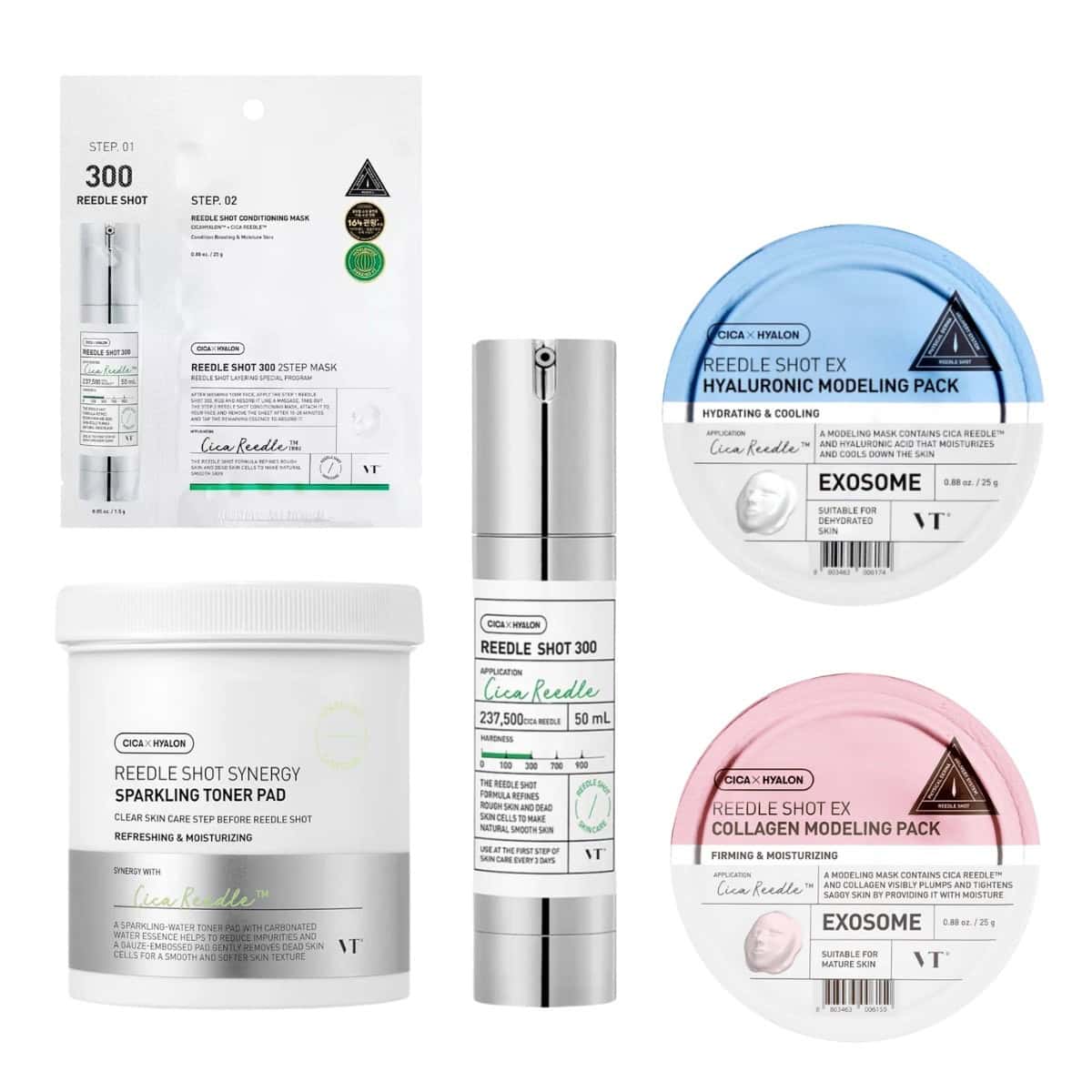 Vt Cosmetics Reedle Shot 300 Silver Set Vt Cosmetics Reedle Shot 300 Silver Set