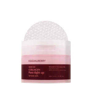 Eqqualberry Collagen Pore Tight Up Gel Toner Pads (60ea)