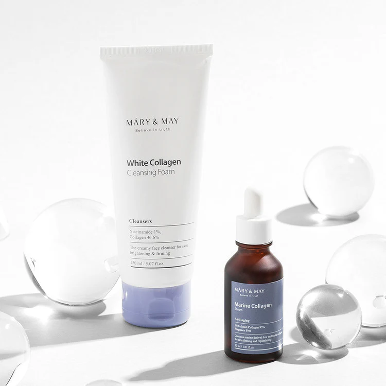 Mary&May White Collagen Cleansing Foam 150ml