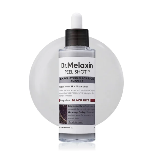 Dr. Melaxin Peel Shot Glow Black Rice Ampoule 80Ml