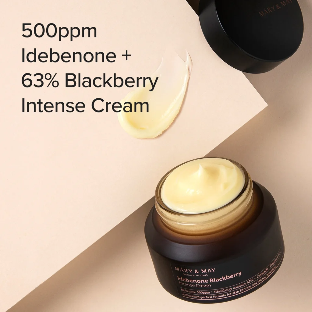 New Buy Online At K-Beauty Shine Mary&Amp;May Idebenone Blackberry Intense Cream 70G