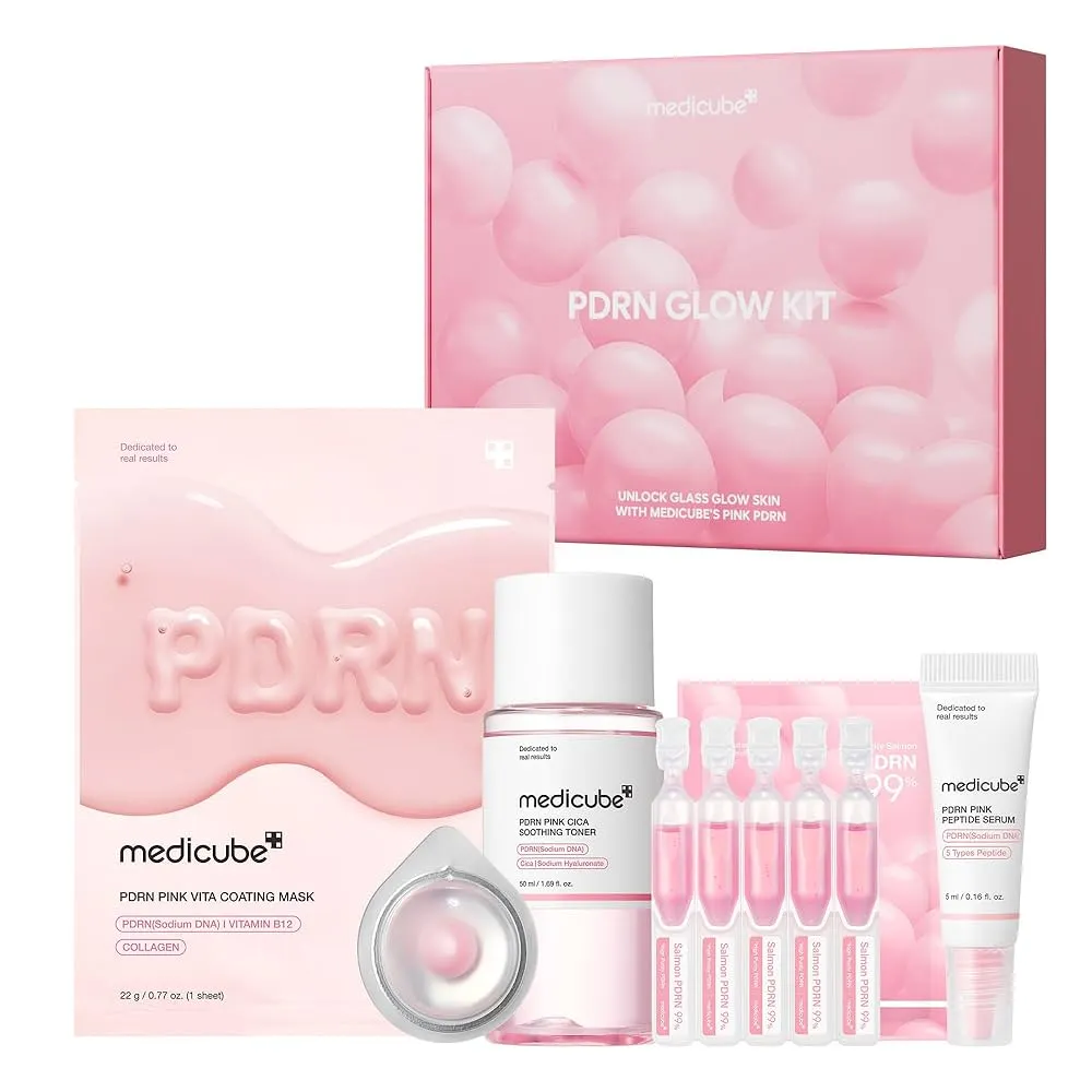 New Buy Online At K-Beauty Shine Medicube Pdrn Pink Glow Kit