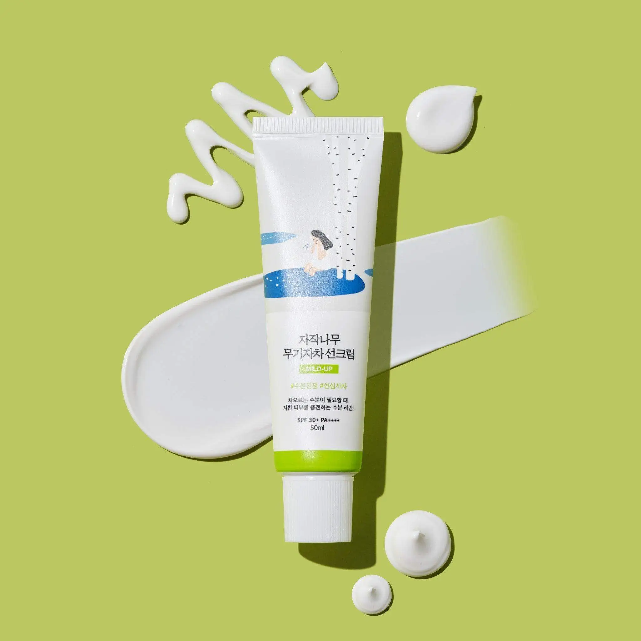 ROUND LAB Moisture Mild-Up Sunscreen 50ml