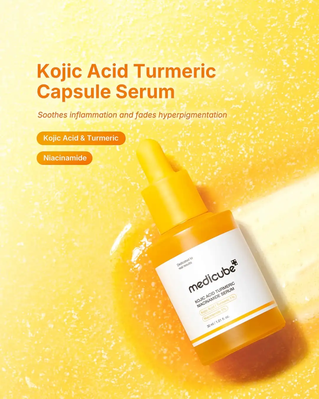 Medicube Kojic Acid Turmeric Niacinamide Serum 30Ml Buy Online At K-Beauty Shine Medicube Kojic Acid Turmeric Niacinamide Serum 30Ml