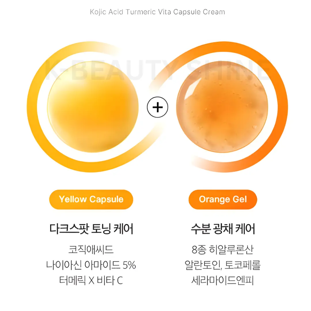 MEDICUBE Kojic Acid Turmeric Vita Capsule Cream