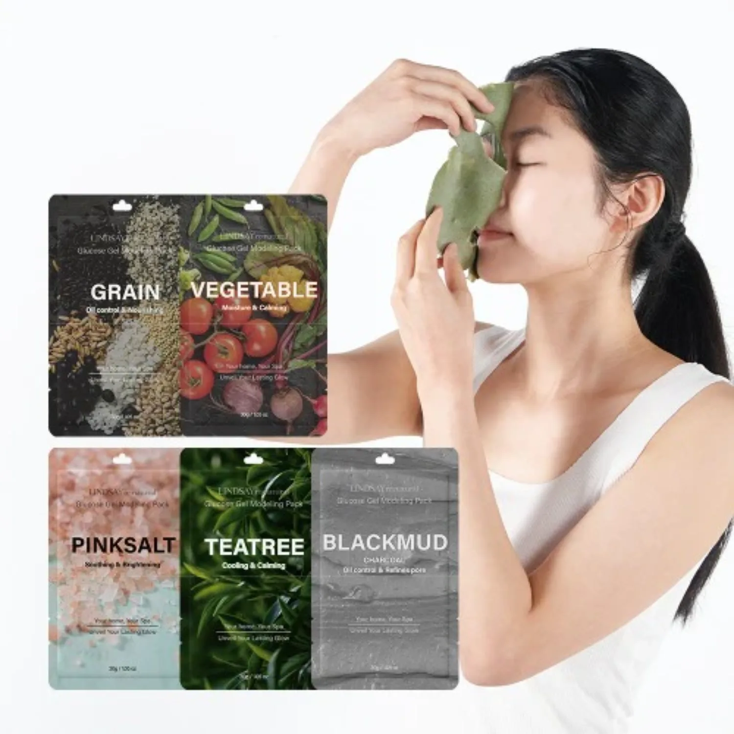 LINDSAY Re:natural Modeling Mask Grain Pack (1ea)